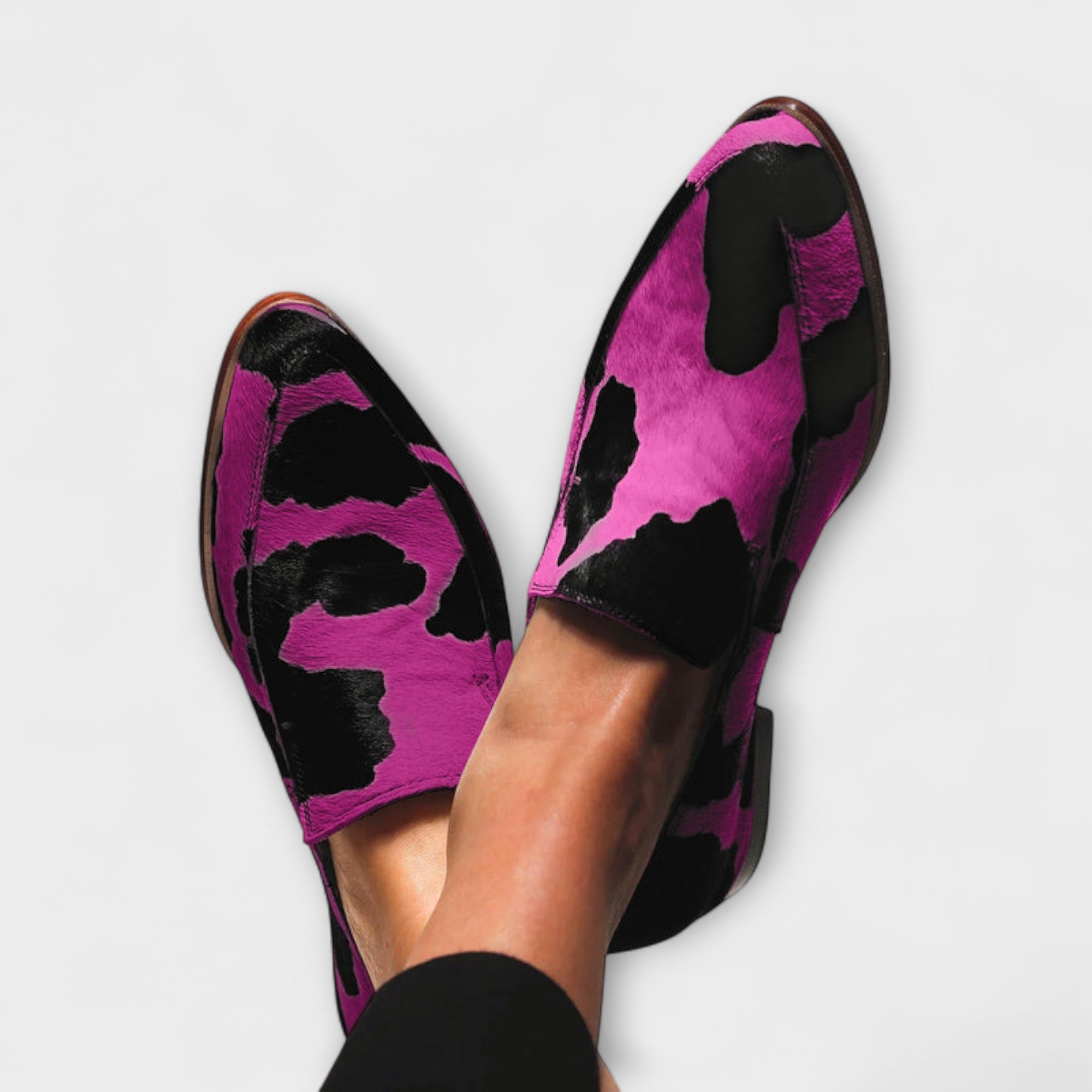 Amira™ | Mocassins à motif vache
